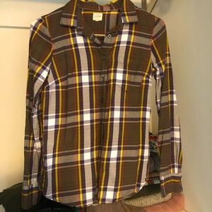 J. Crew “The Perfect Shirt” Plaid Button Down